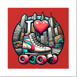 Roller Skating Posters and Art